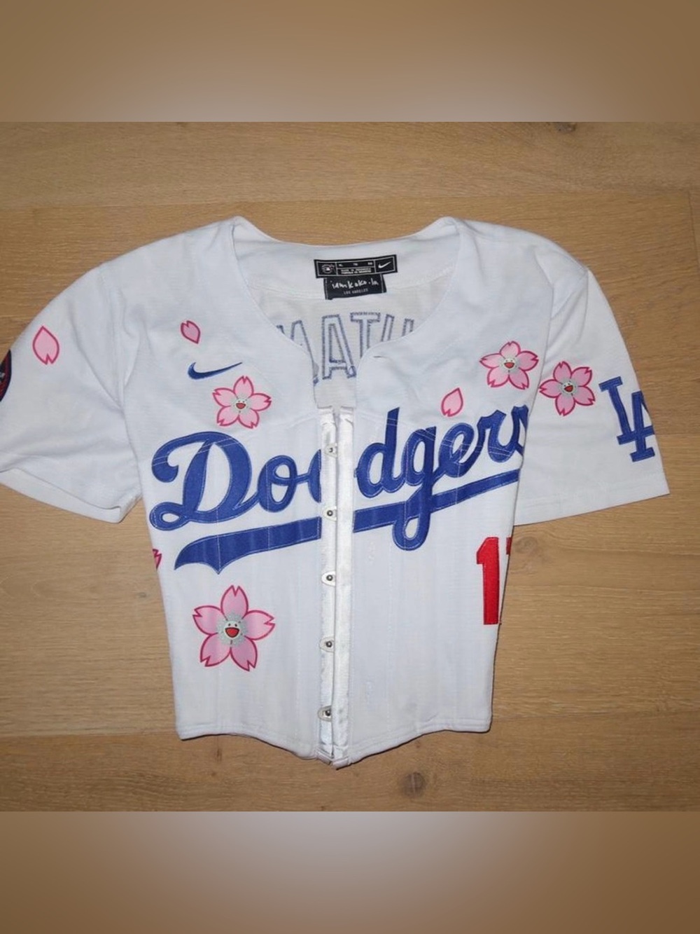 Otani Cherry Blossom Tokyo Series Dodger Jersey